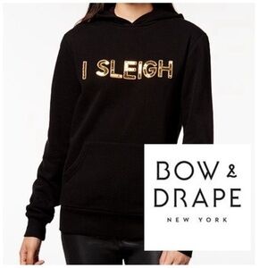 I Sleigh Hooded Sweatshirt Beyoncé Ugly Christmas Size Largd